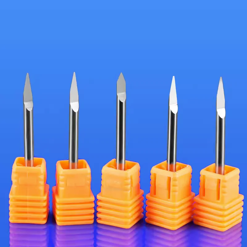 Single Flute Engraving Bit for Metal - 1/8″ Shank - Image 4
