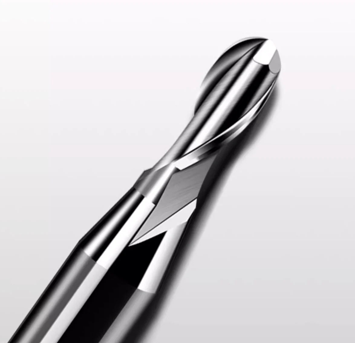 Two Flute Ball Nose Bit for Metal - 1/8″ Shank - Image 3
